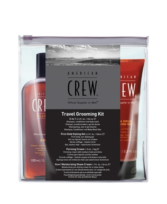 AC Travel Grooming Kit Cl1(3in1,firm Hold Gel, Forming Cream,moi Shave Crem)